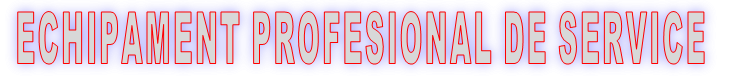 ECHIPAMENT PROFESIONAL DE SERVICE