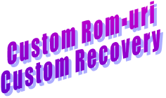 Custom Rom-uri Custom Recovery